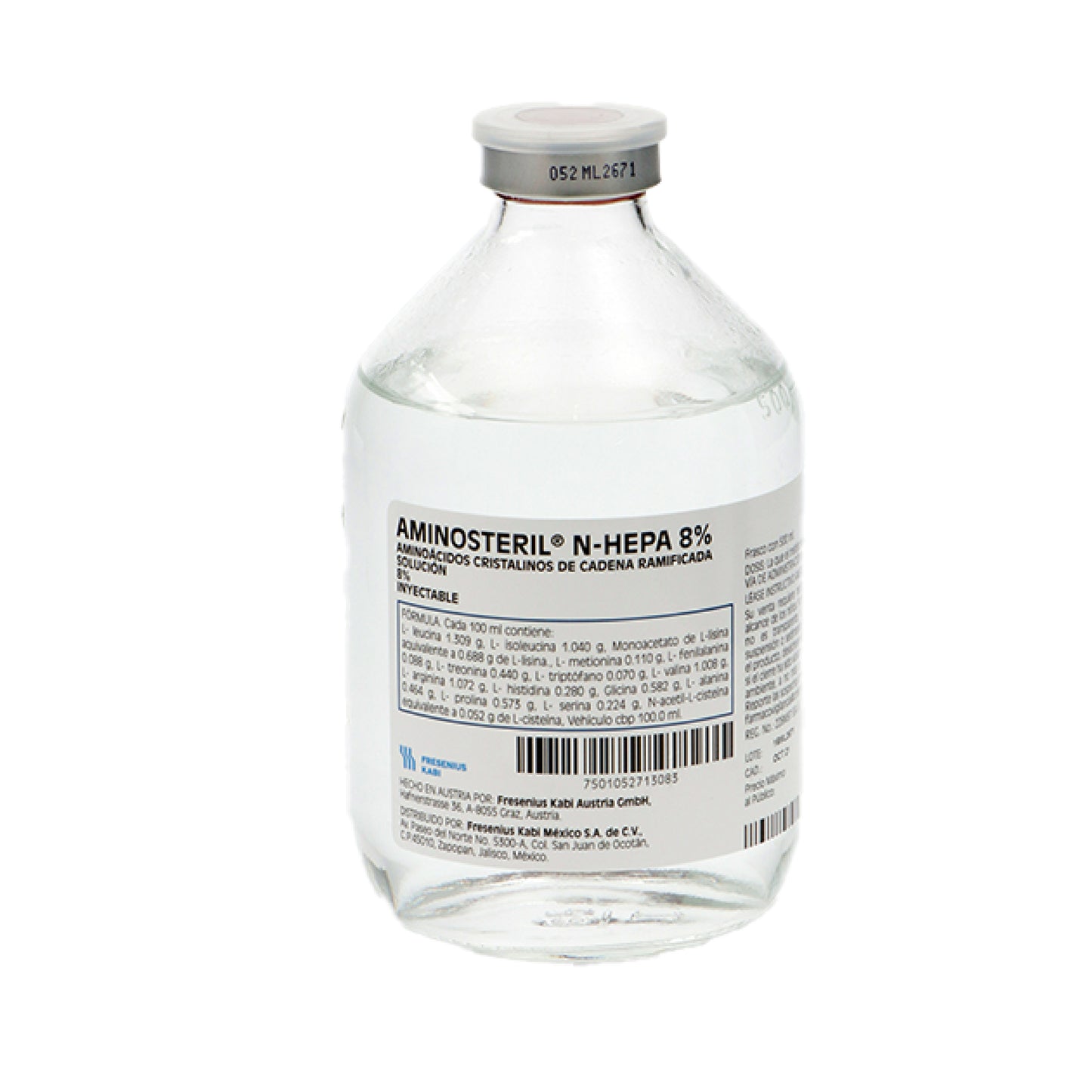 Aditivo Aminoesteril N-Hepa 8%